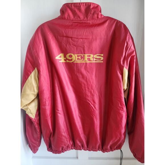 NFL Team Apparel Vintage San Francisco 49ers Reversible Fleece Jacket Mens M - Picture 7 of 11